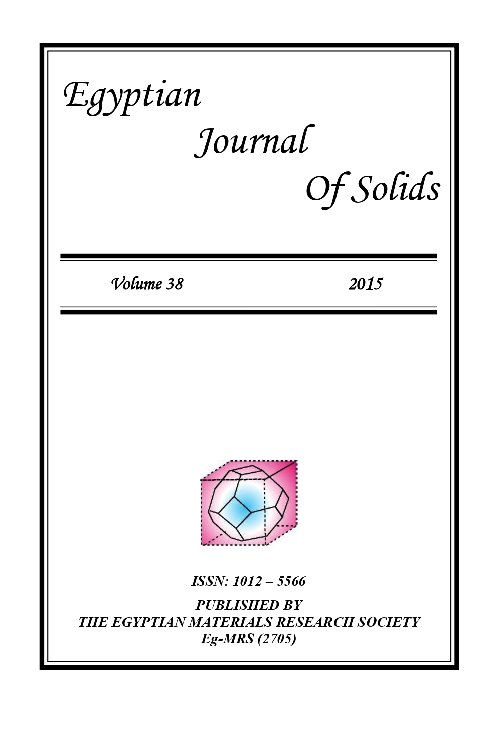 Egyptian Journal of Solids